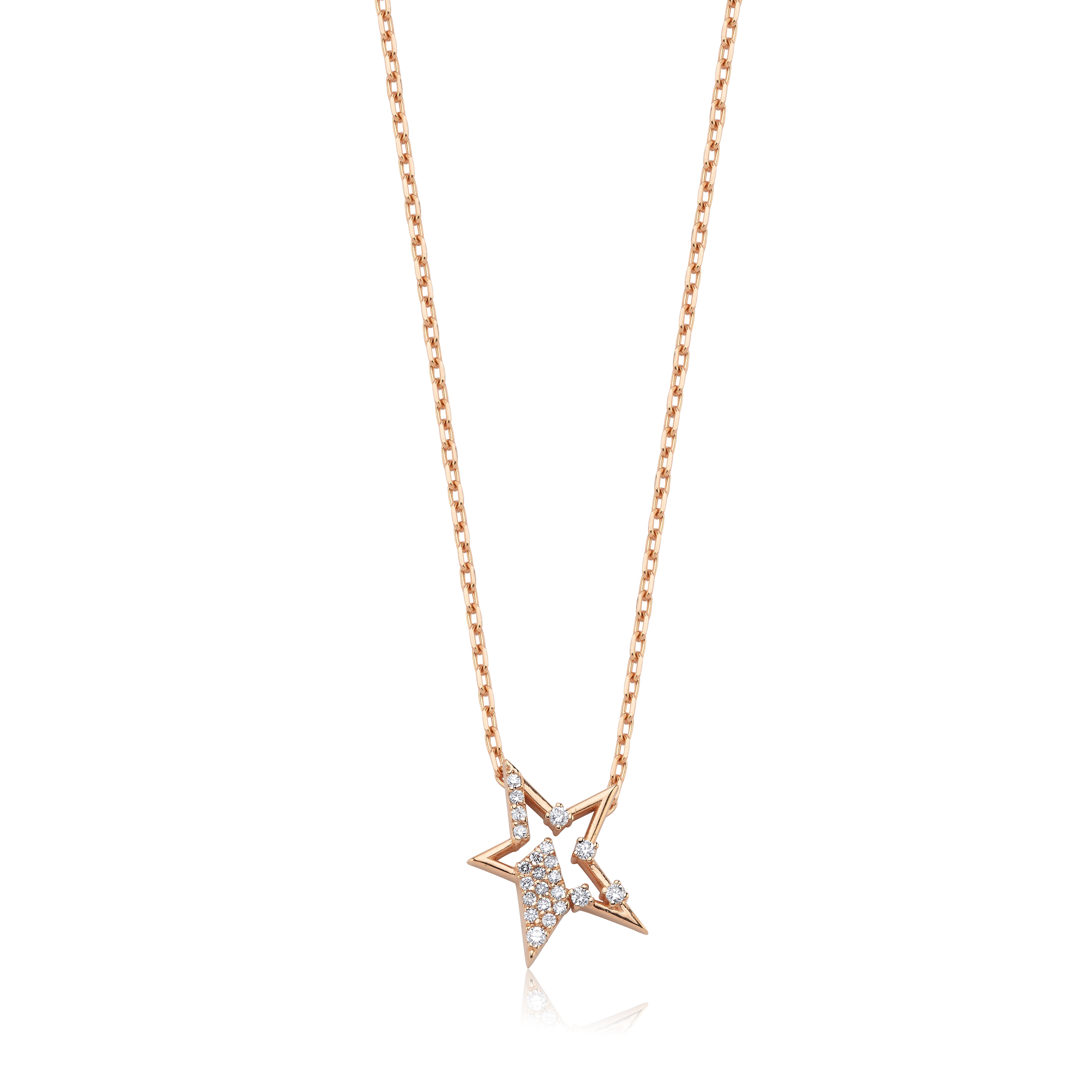 Stern Diamond Necklace