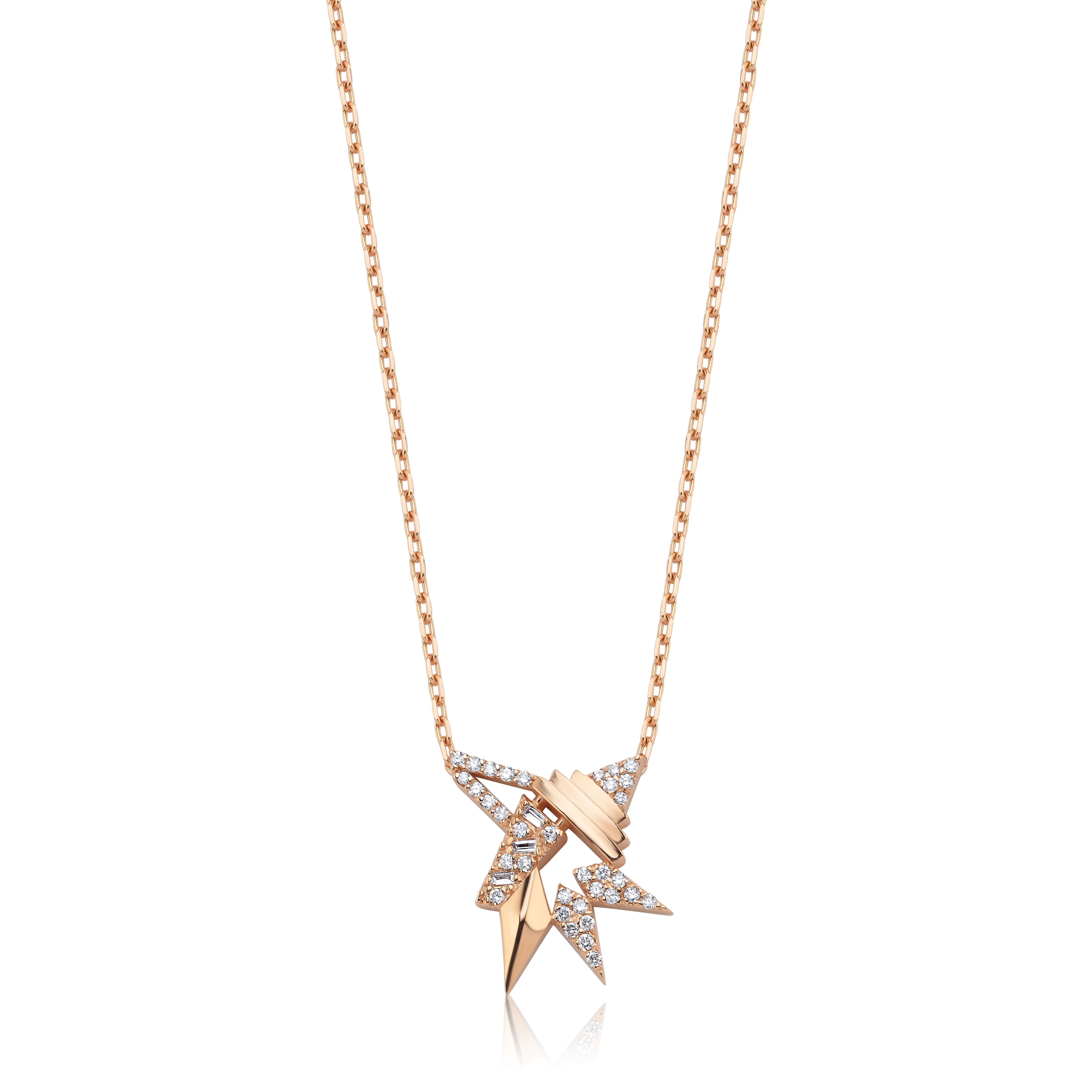 Stern Diamond Necklace