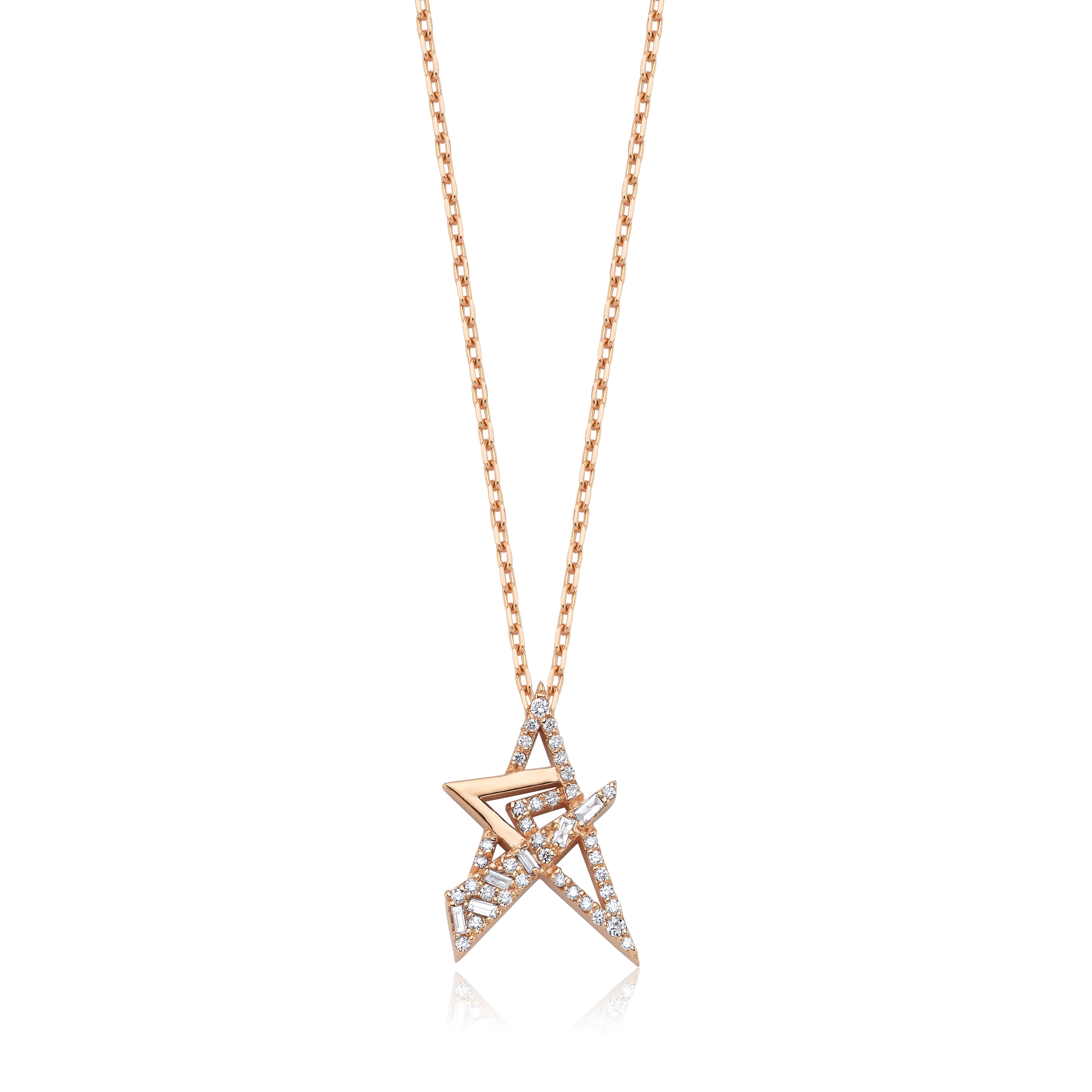 Stern Diamond Necklace