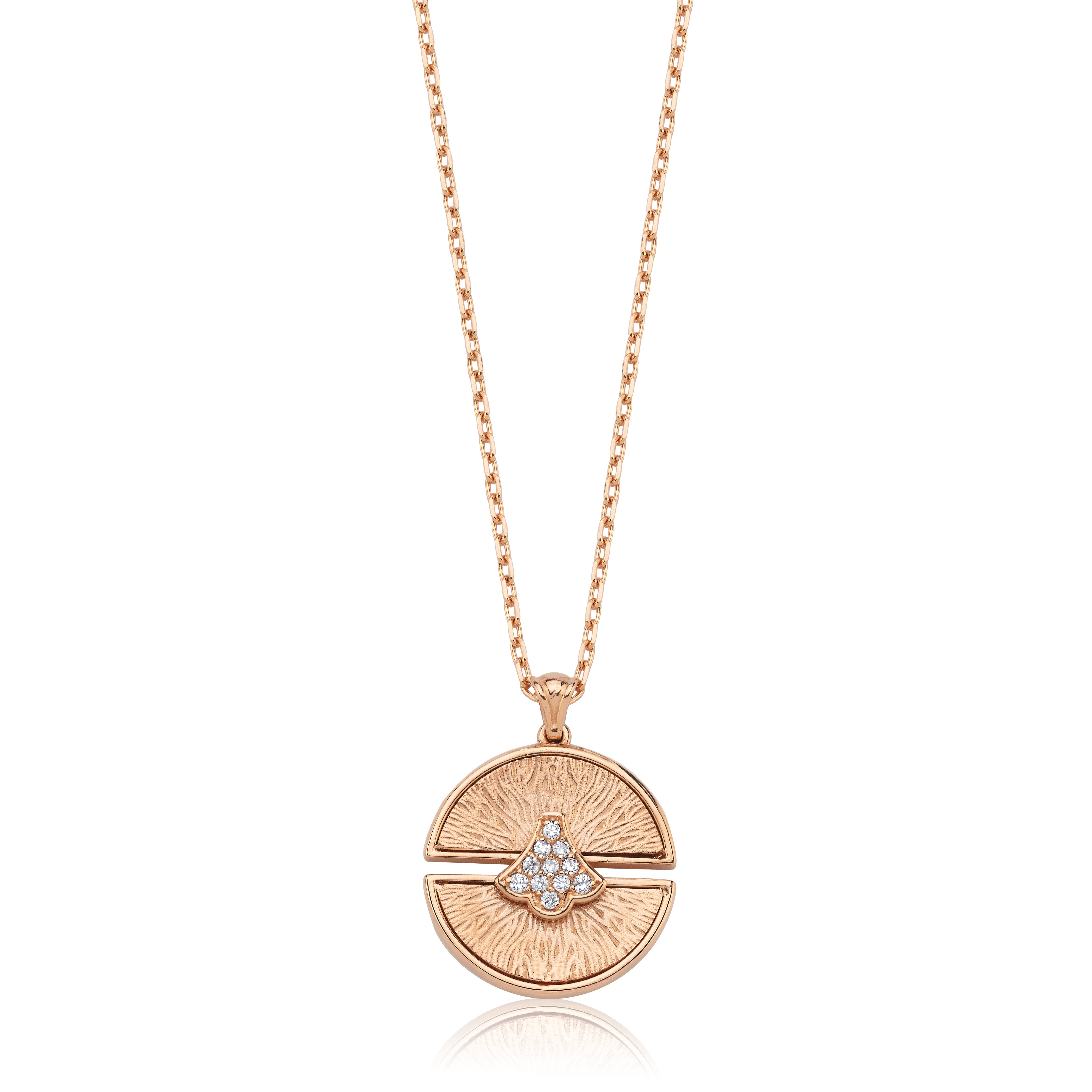 Rumi Diamond Medallion Pendant