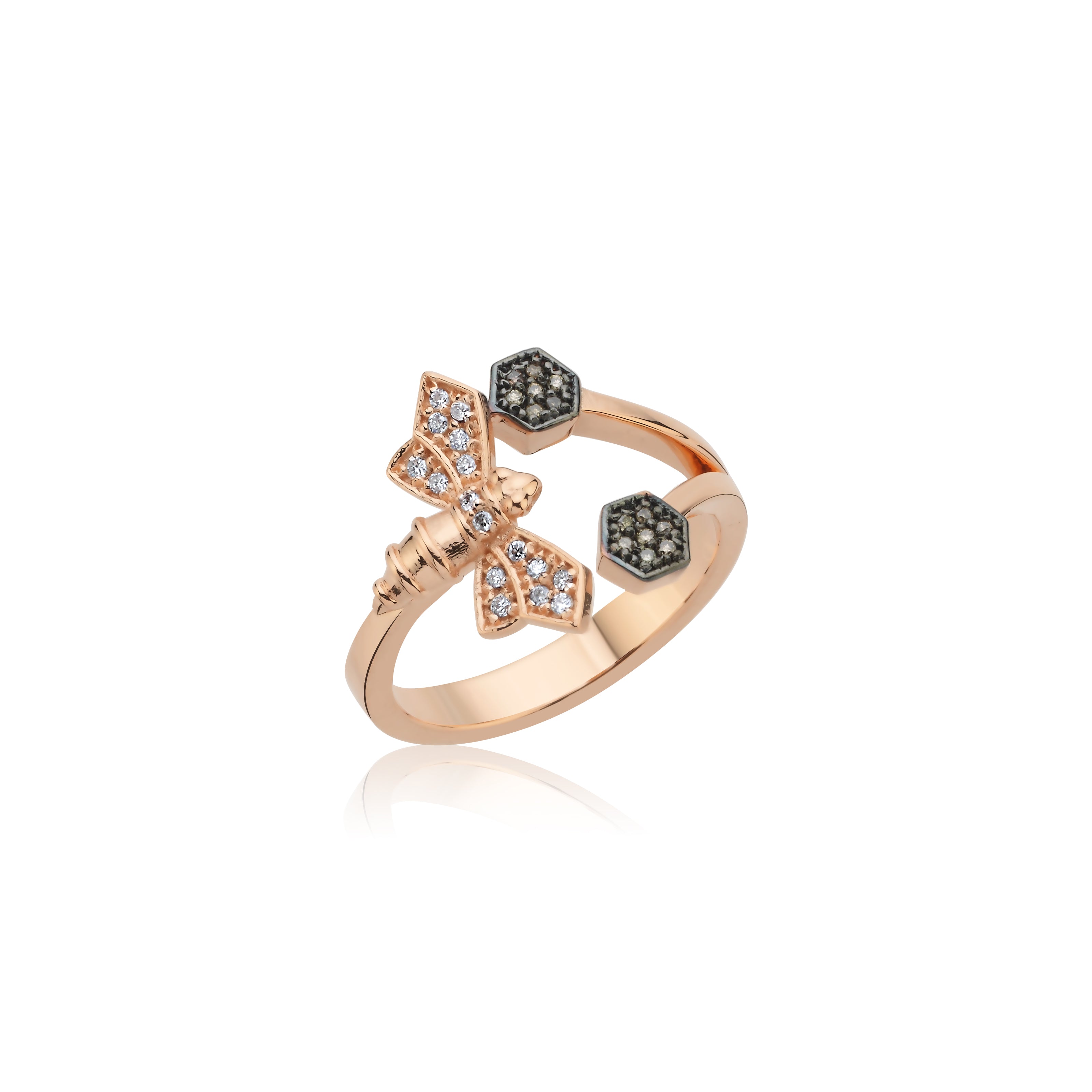 To Bee Twin Diamond Ring