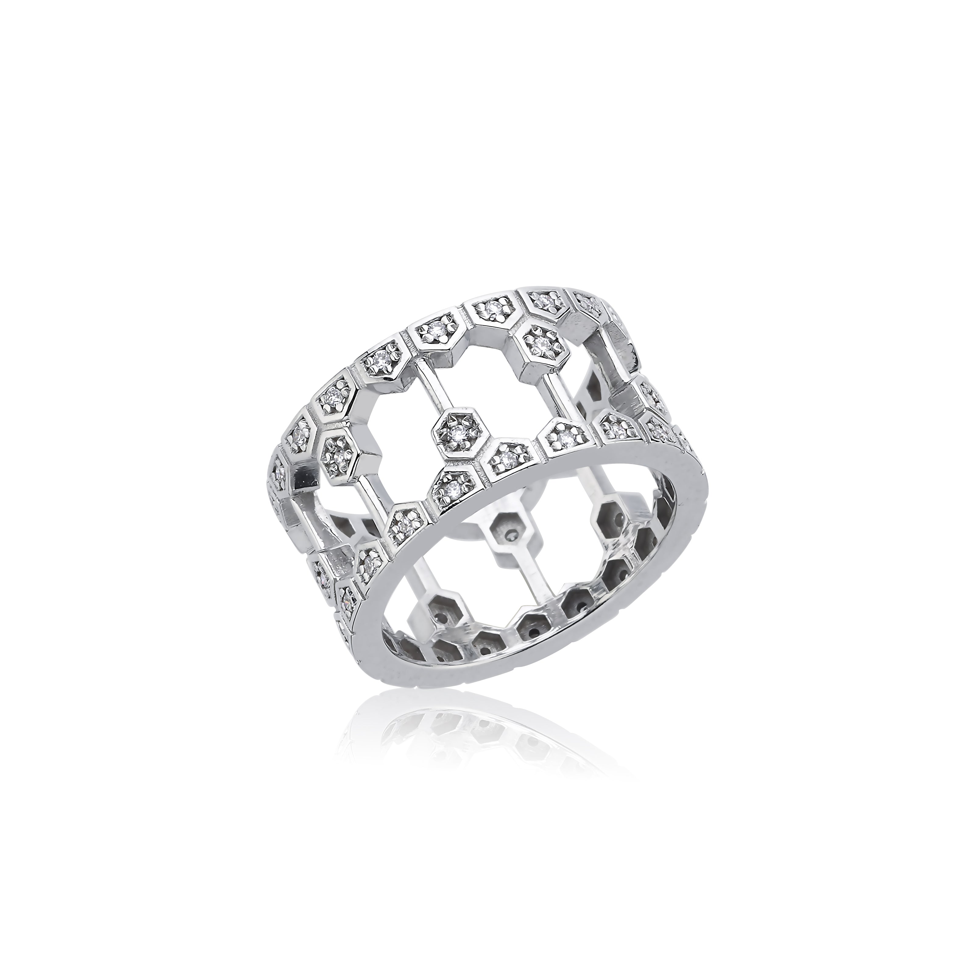 To Bee Diamond Band Ring