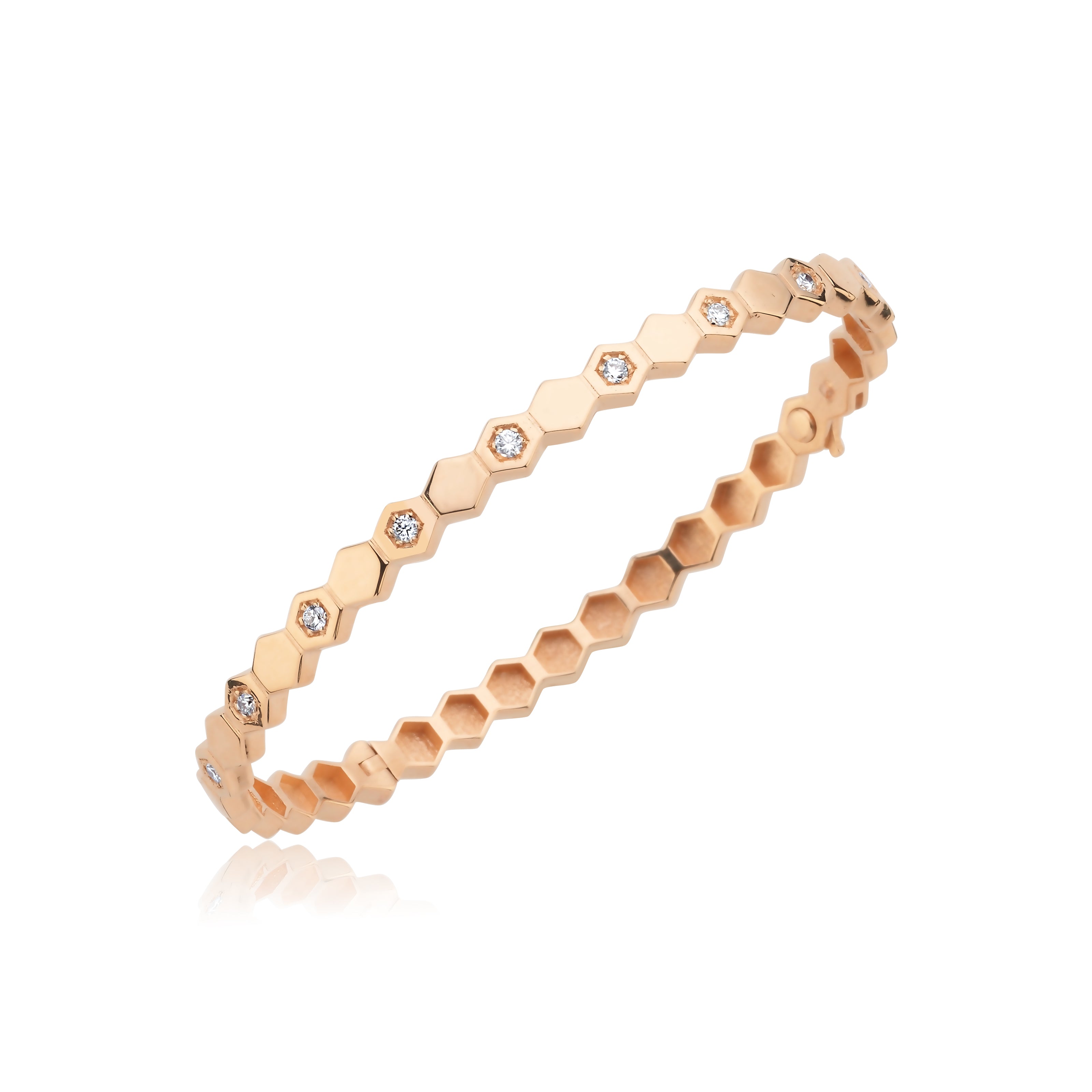 To Bee Solitaire Diamond Comb Bracelet