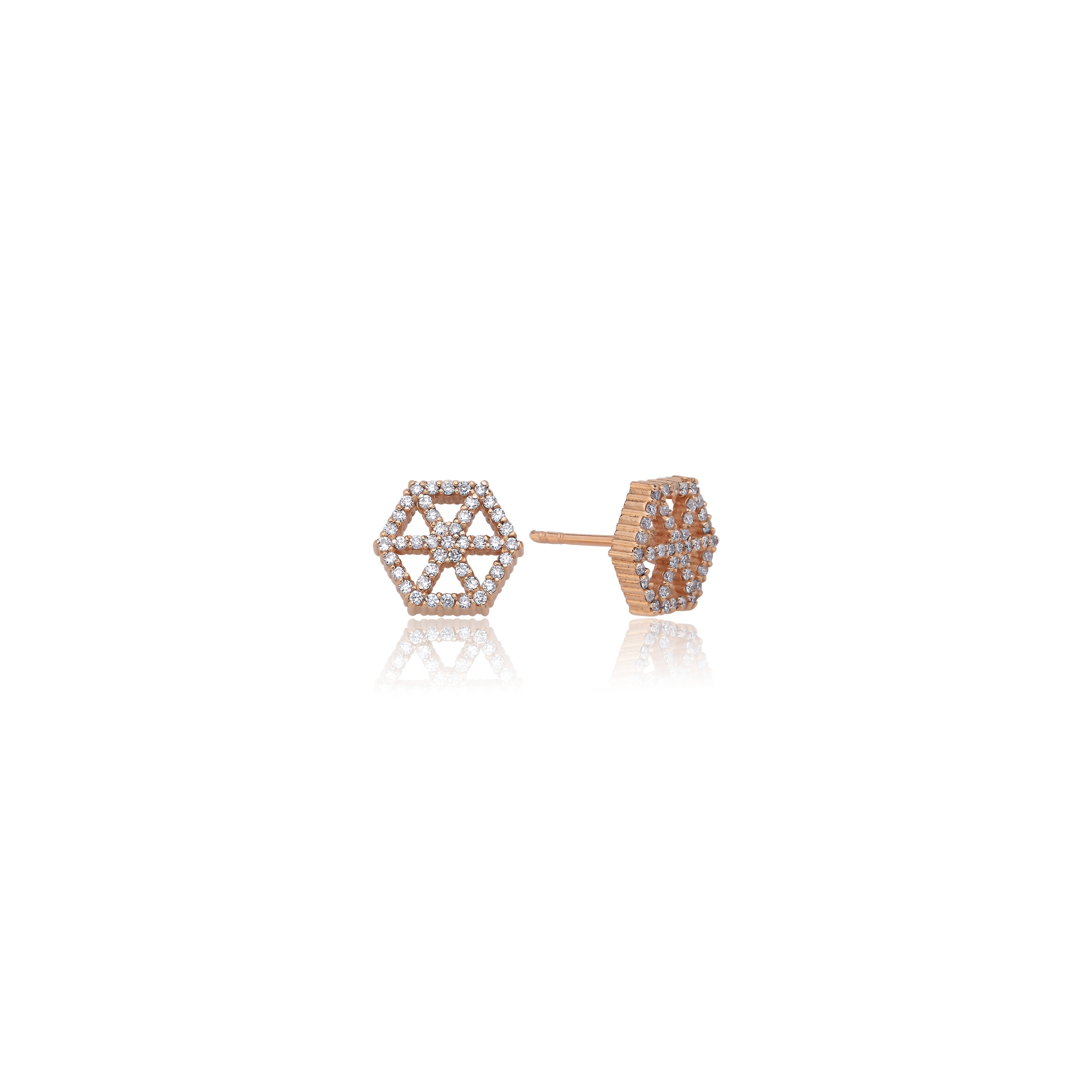 To Bee Diamond Comb Earrings