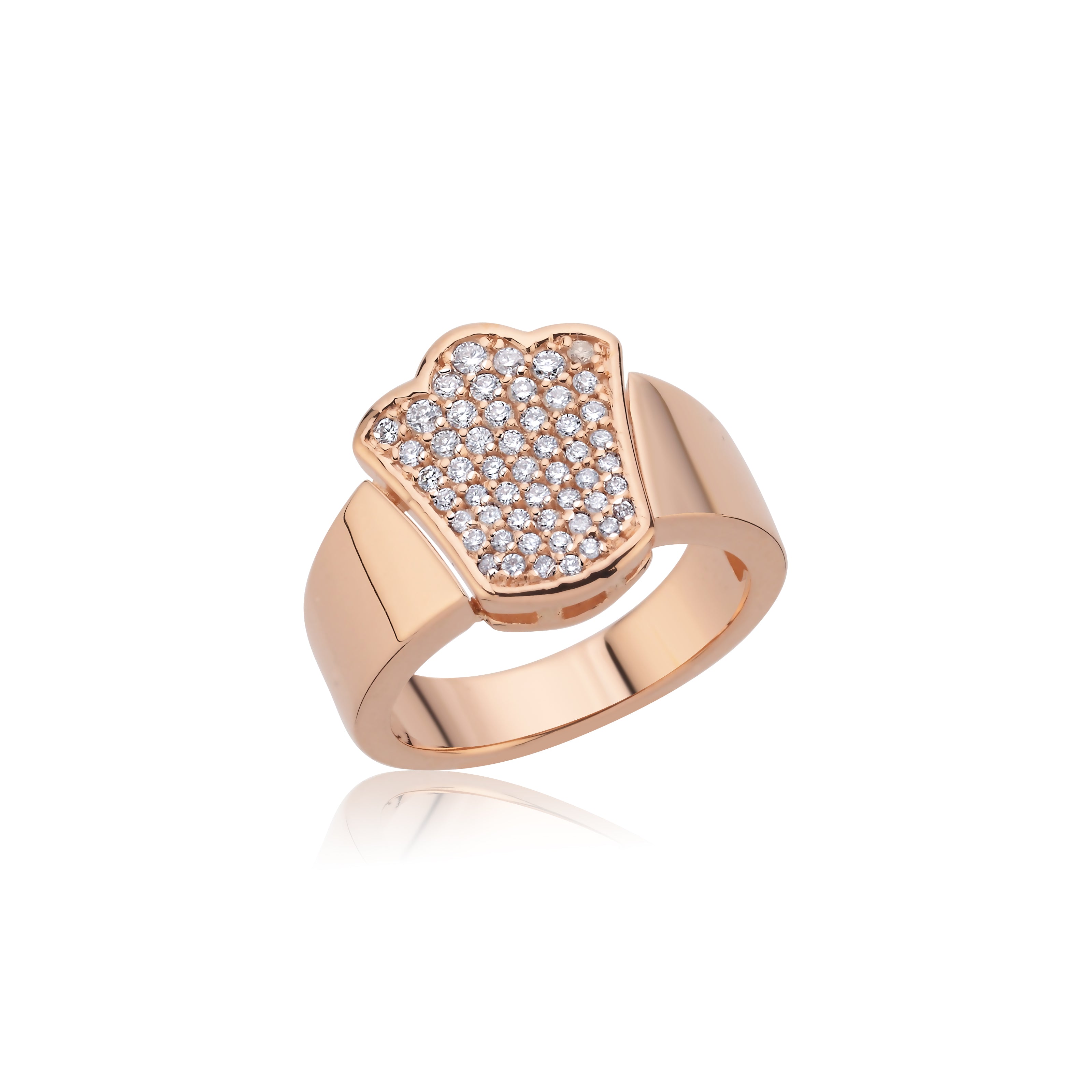 Rumi Pave Diamond Ring