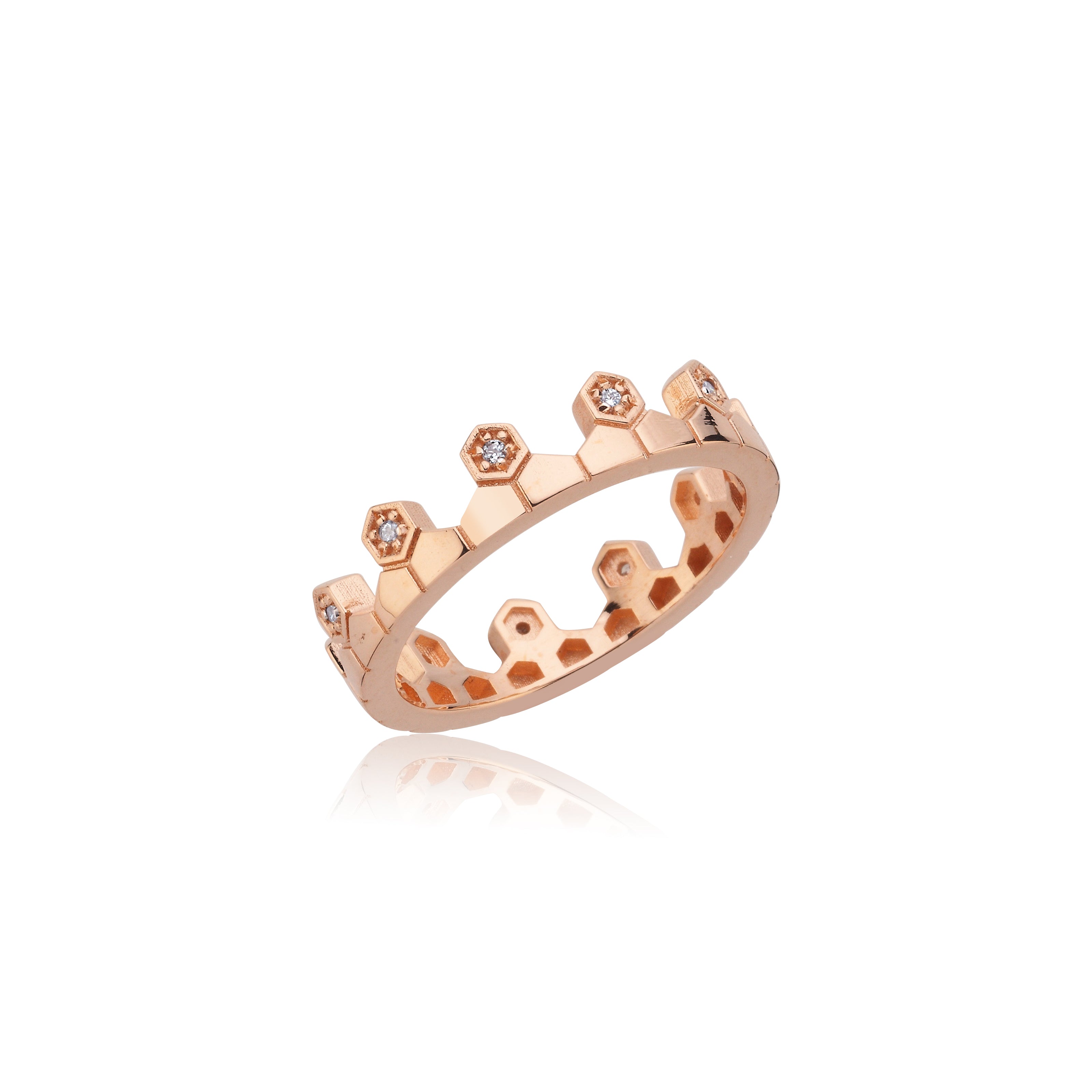 To Bee Diamond Band Ring