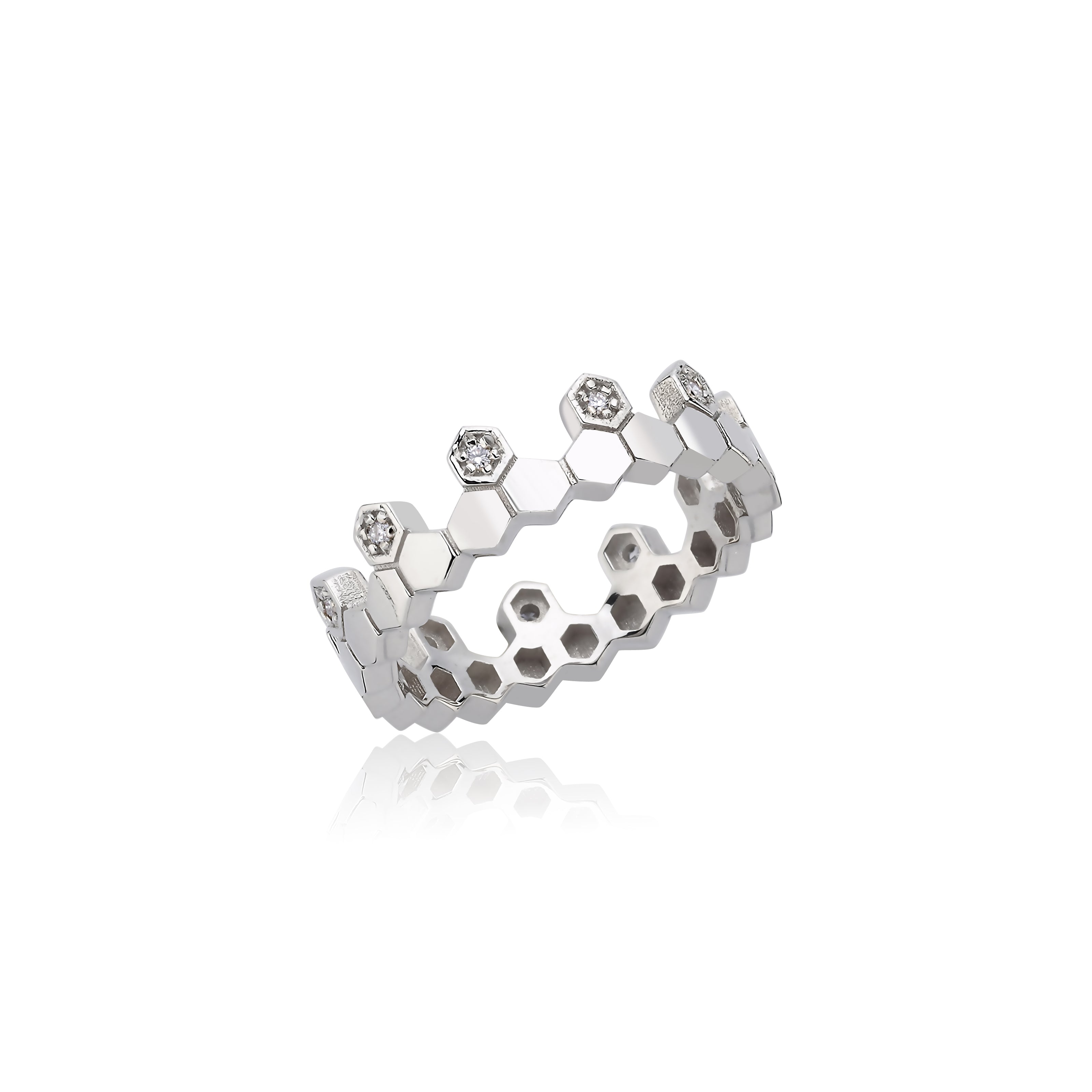 To Bee Diamond Band Ring