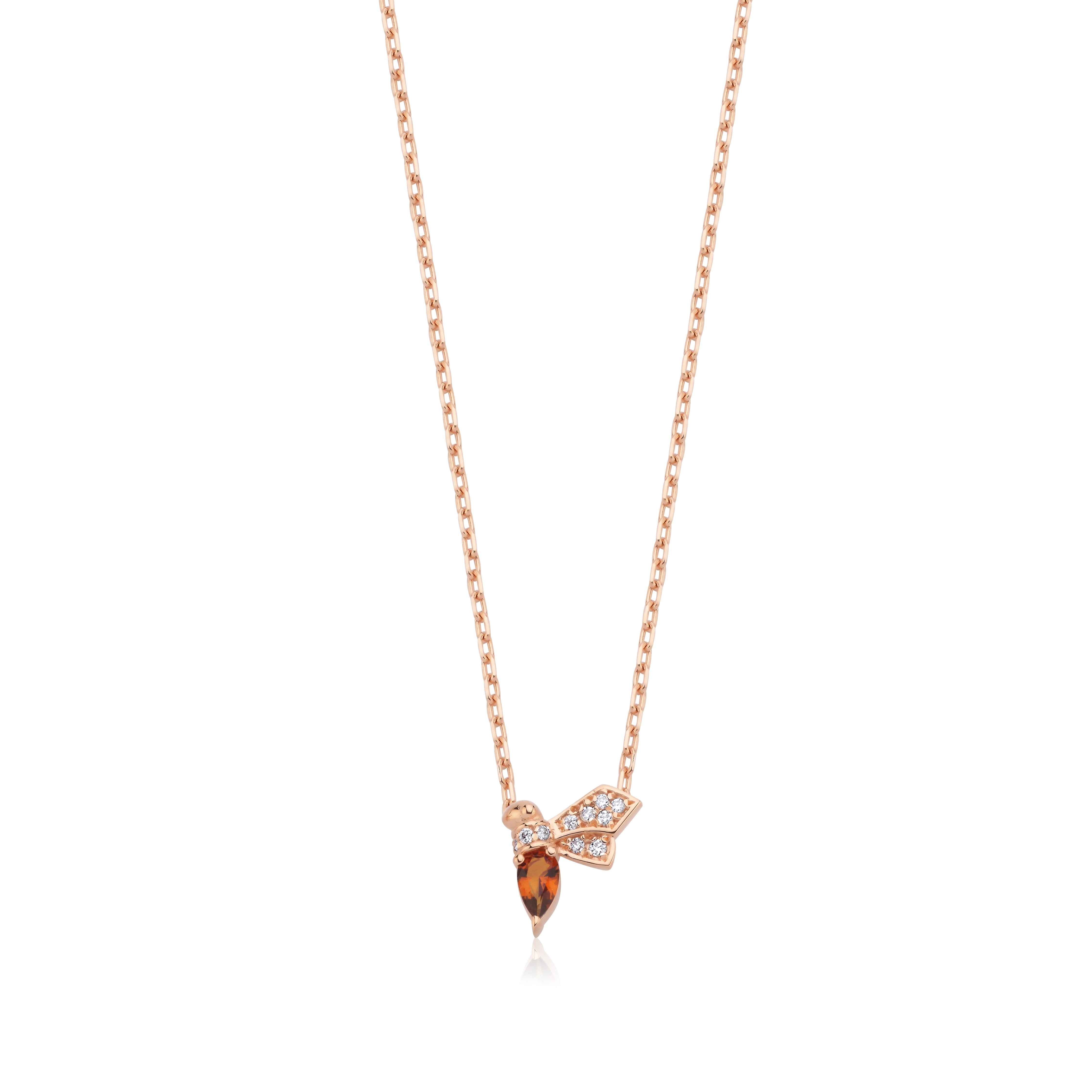 To Bee Diamond Necklace