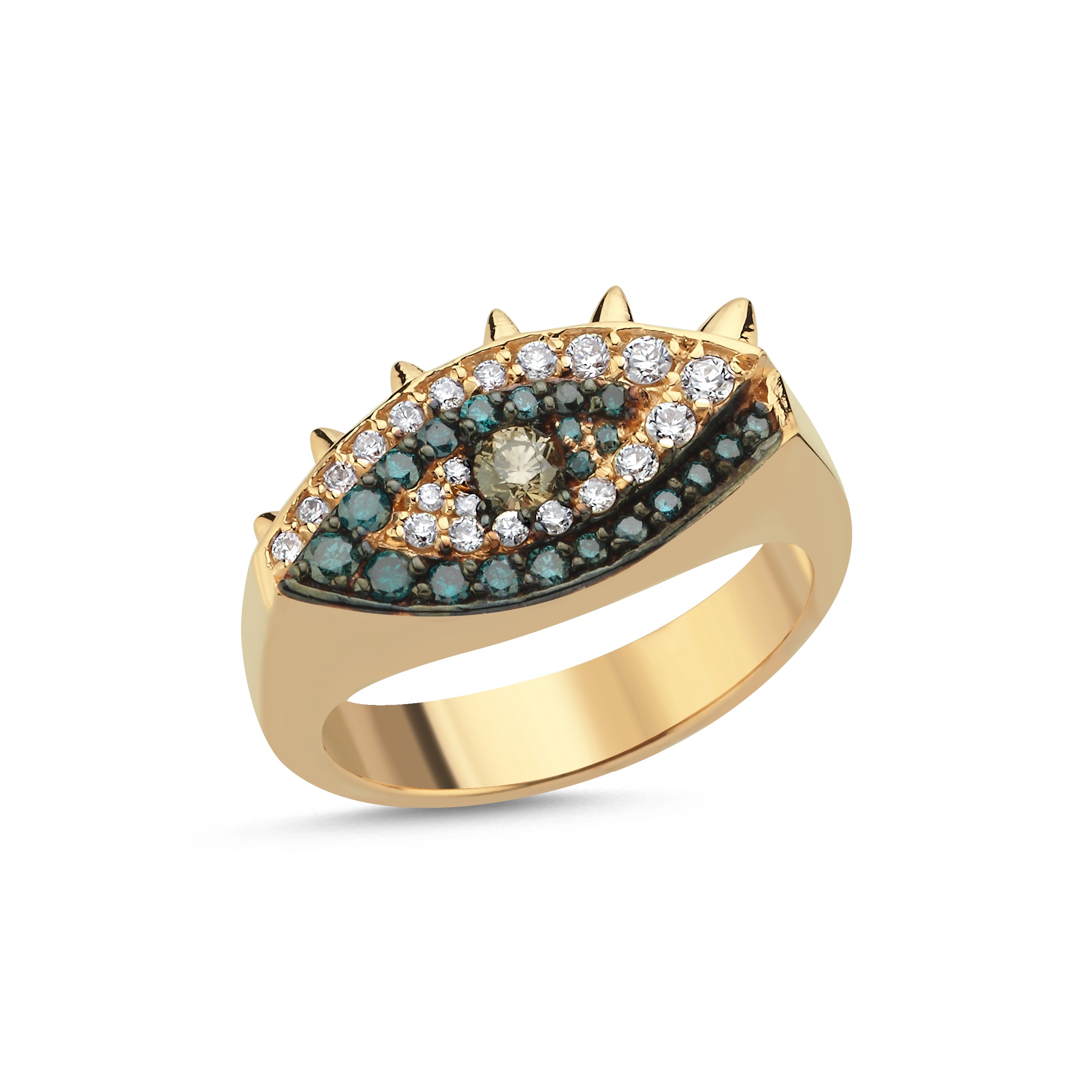 Lucky Eyes Diamond Ring