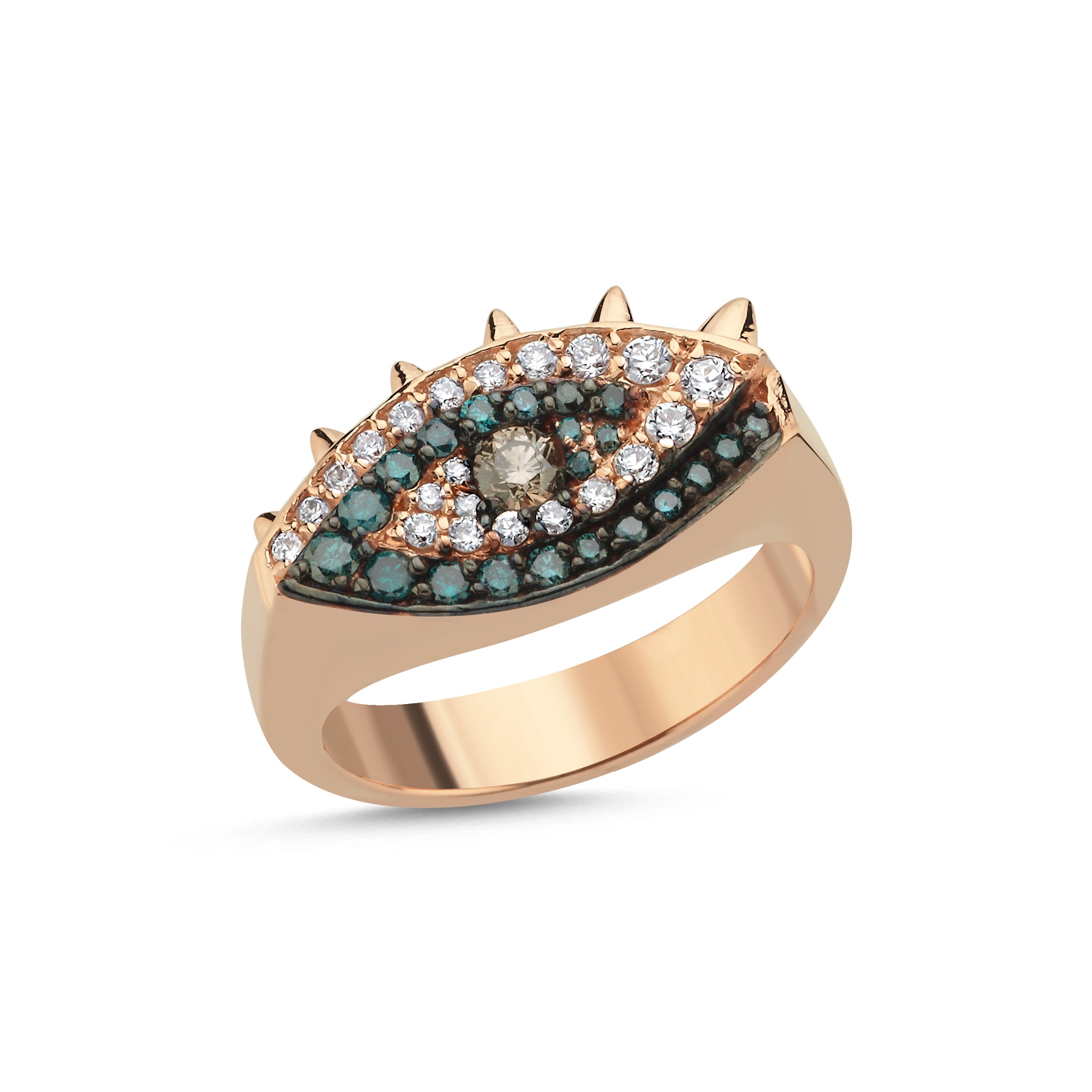 Lucky Eyes Diamond Ring