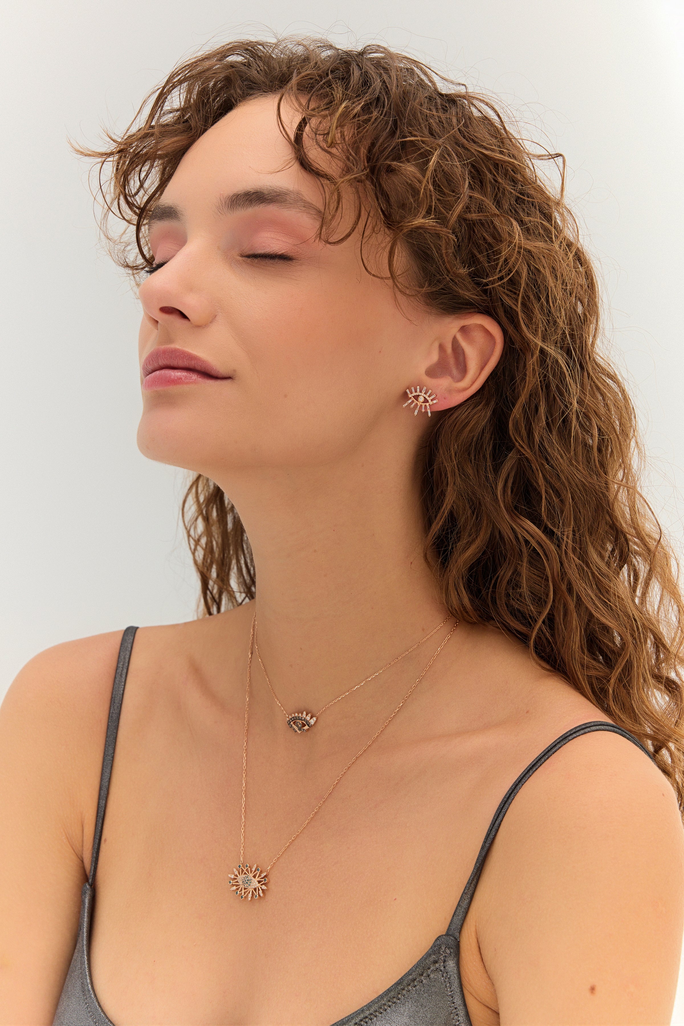 Lucky Eyes Diamond Necklace