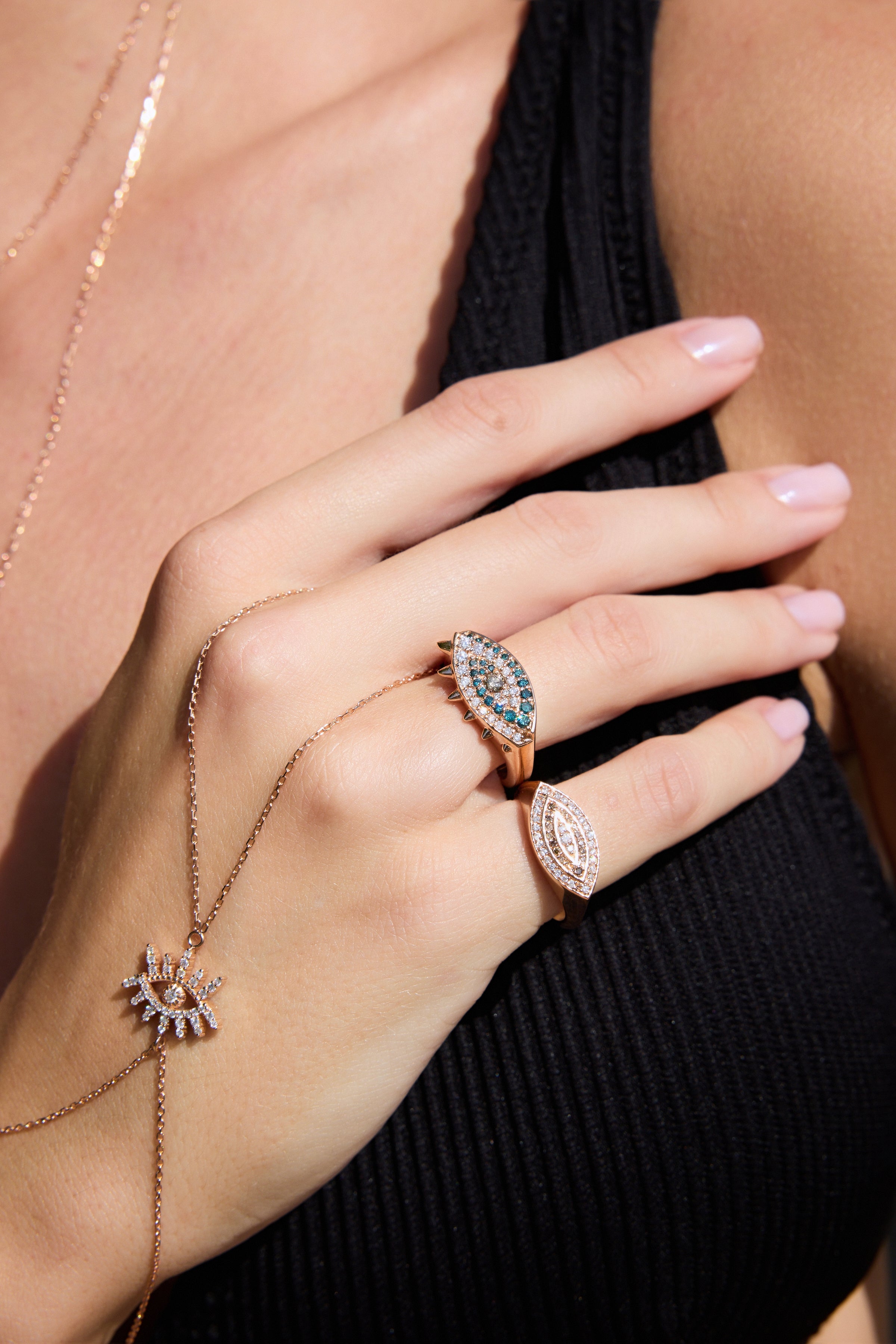 Lucky Eyes Diamond Ring
