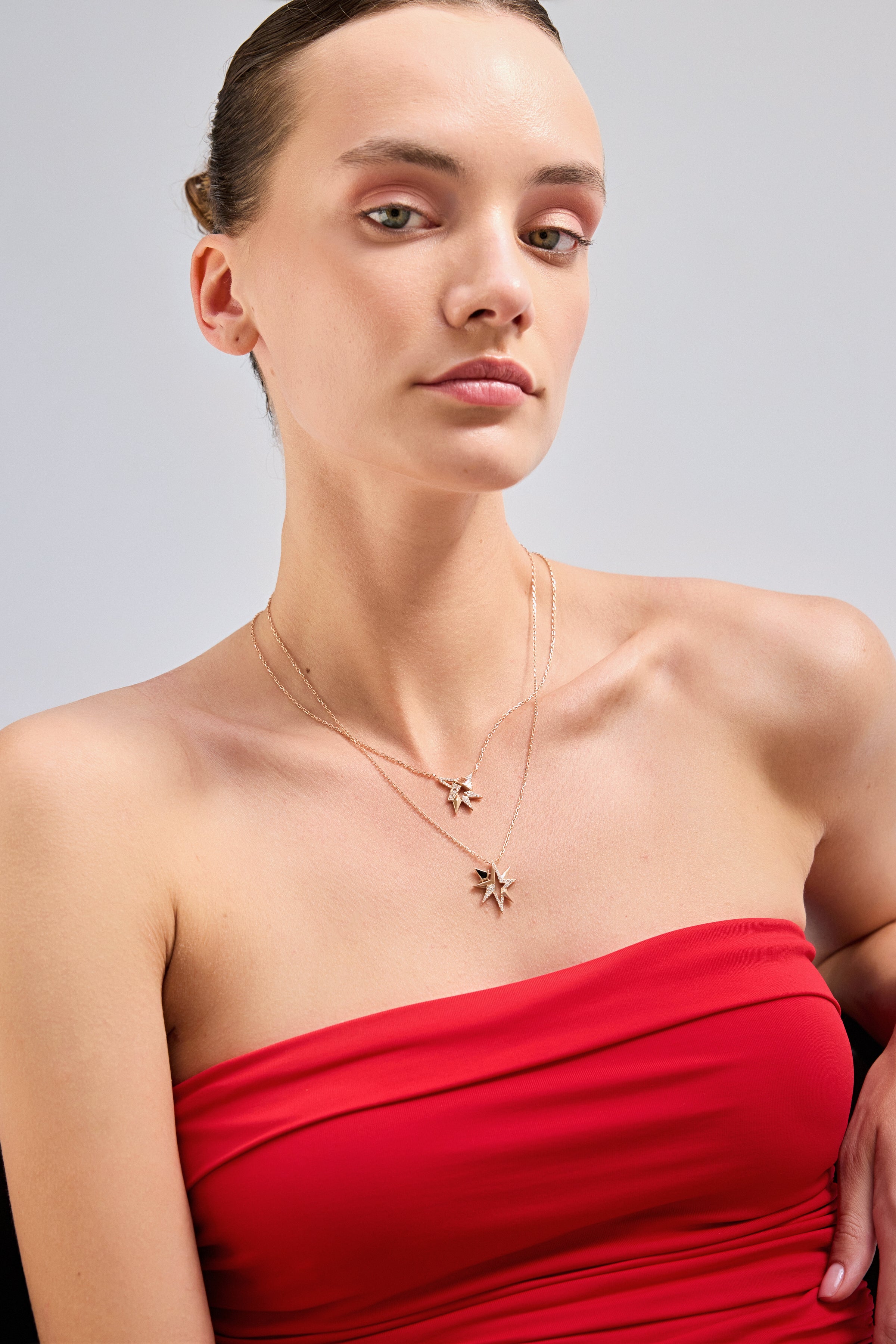 Stern Diamond Necklace