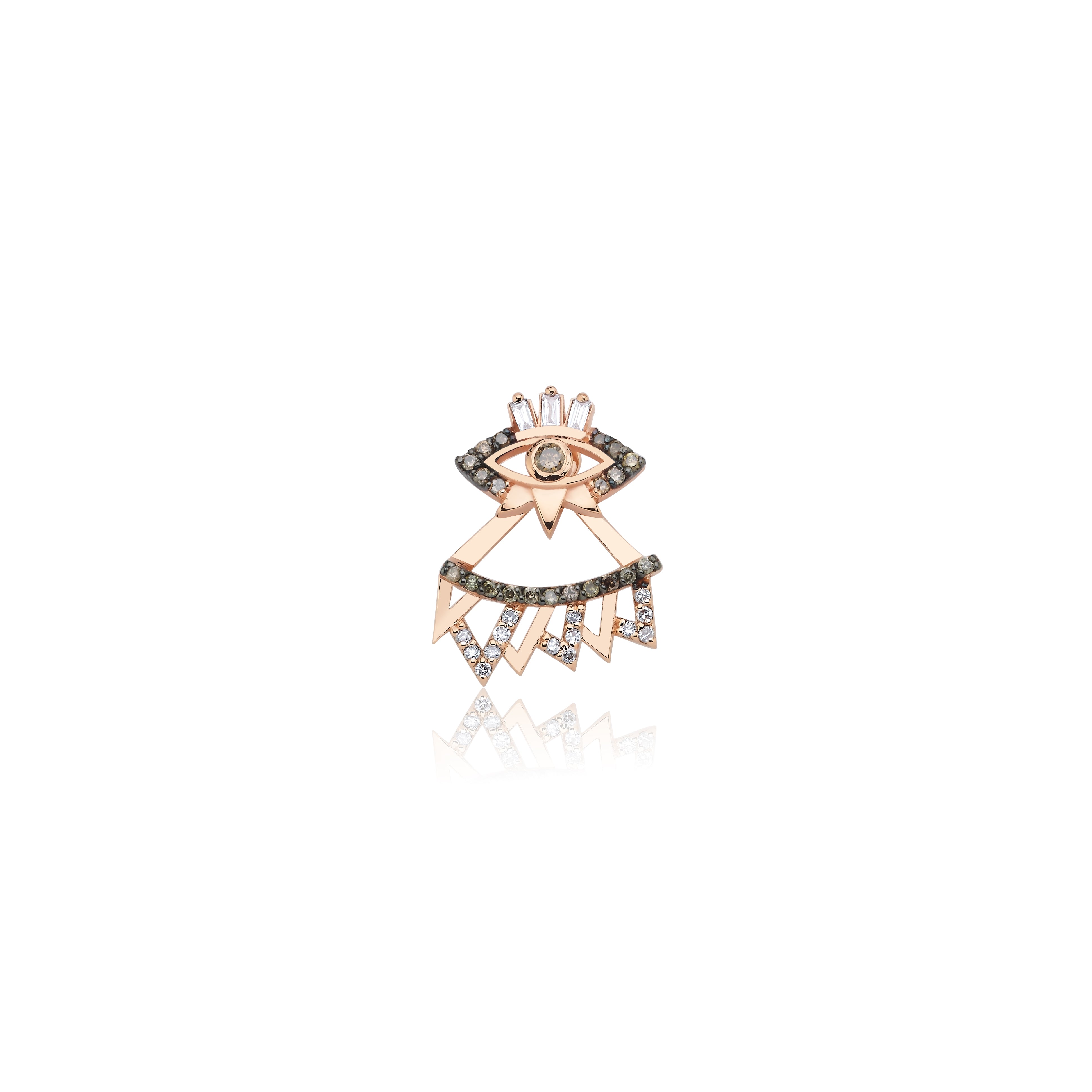 LUCKY EYES DIAMOND SINGLE EARRING