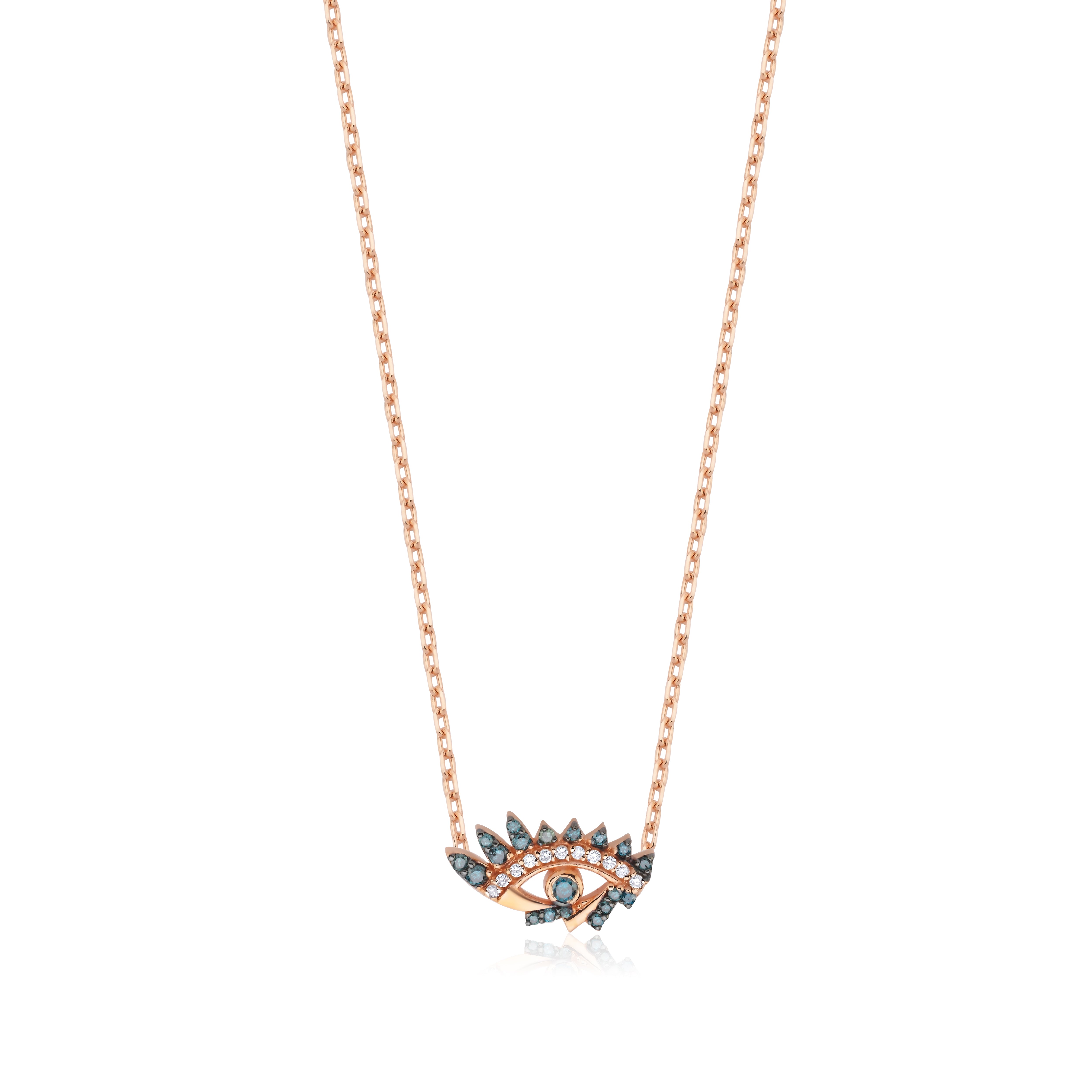 LUCKY EYES  DIAMOND NECKLACE