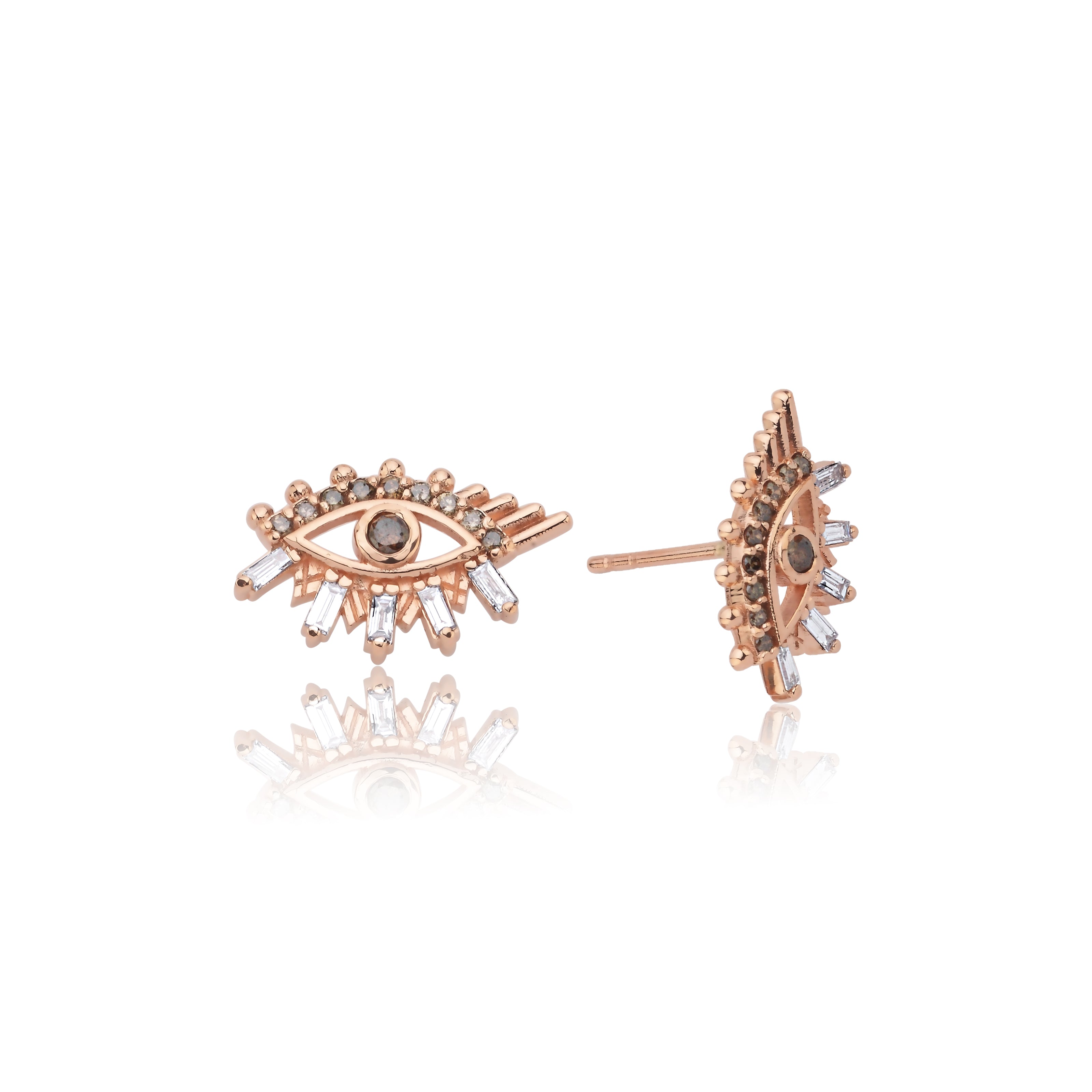 LUCKY EYES BAQUET DIAMOND EARRING