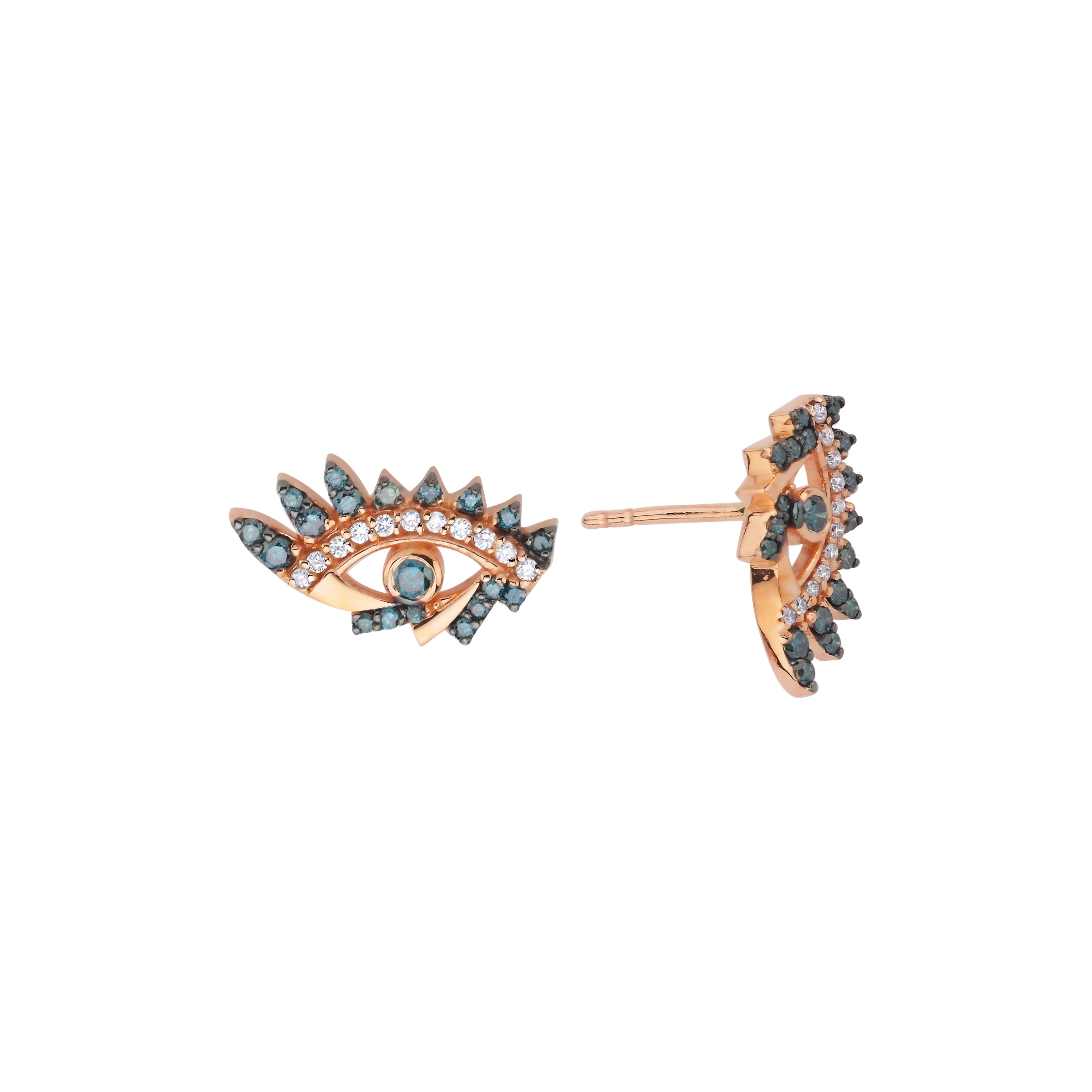 LUCKY EYES  DIAMOND SINGLE EARRING