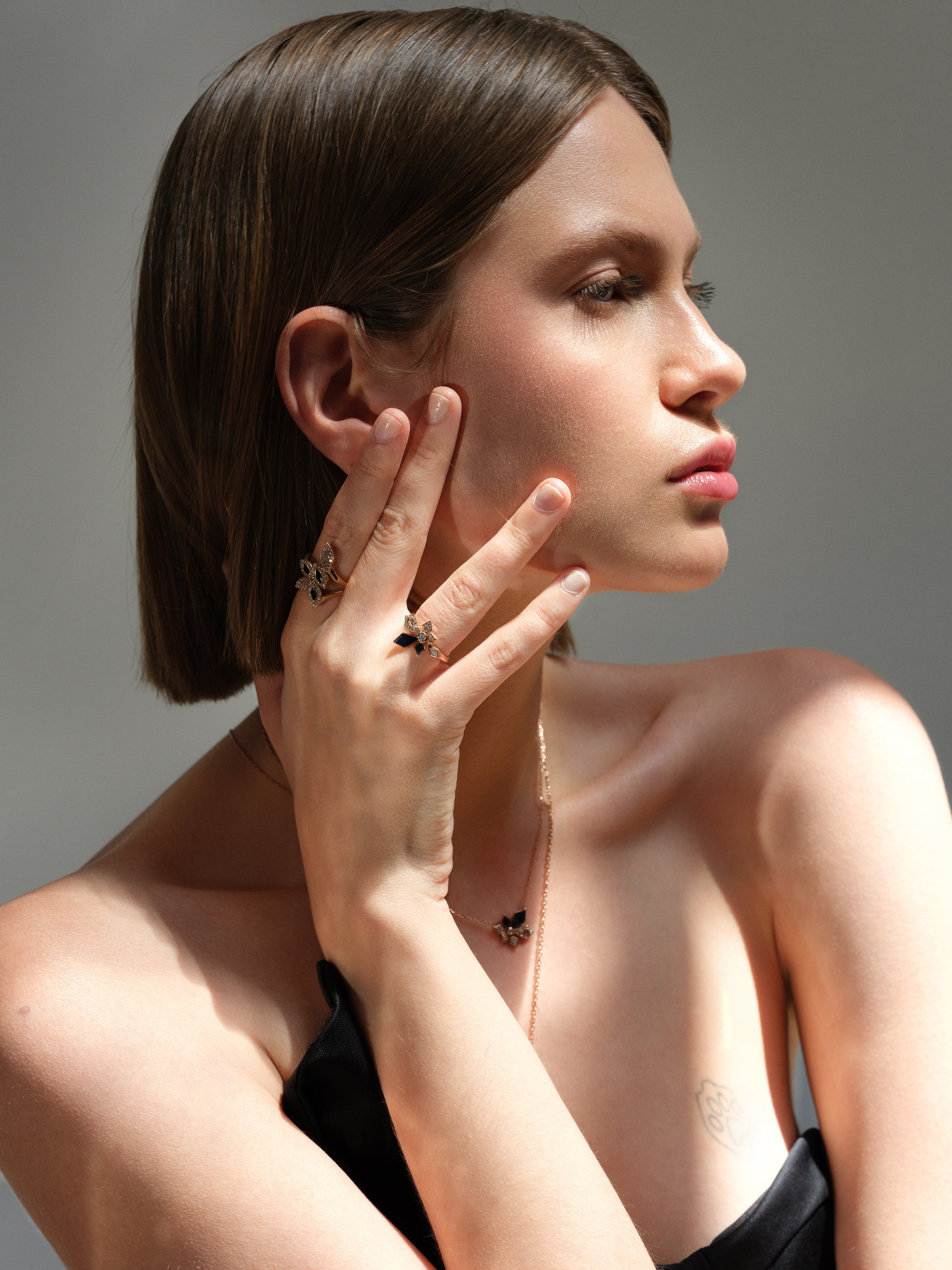 FIORE DIAMOND WITH LAPIS RING