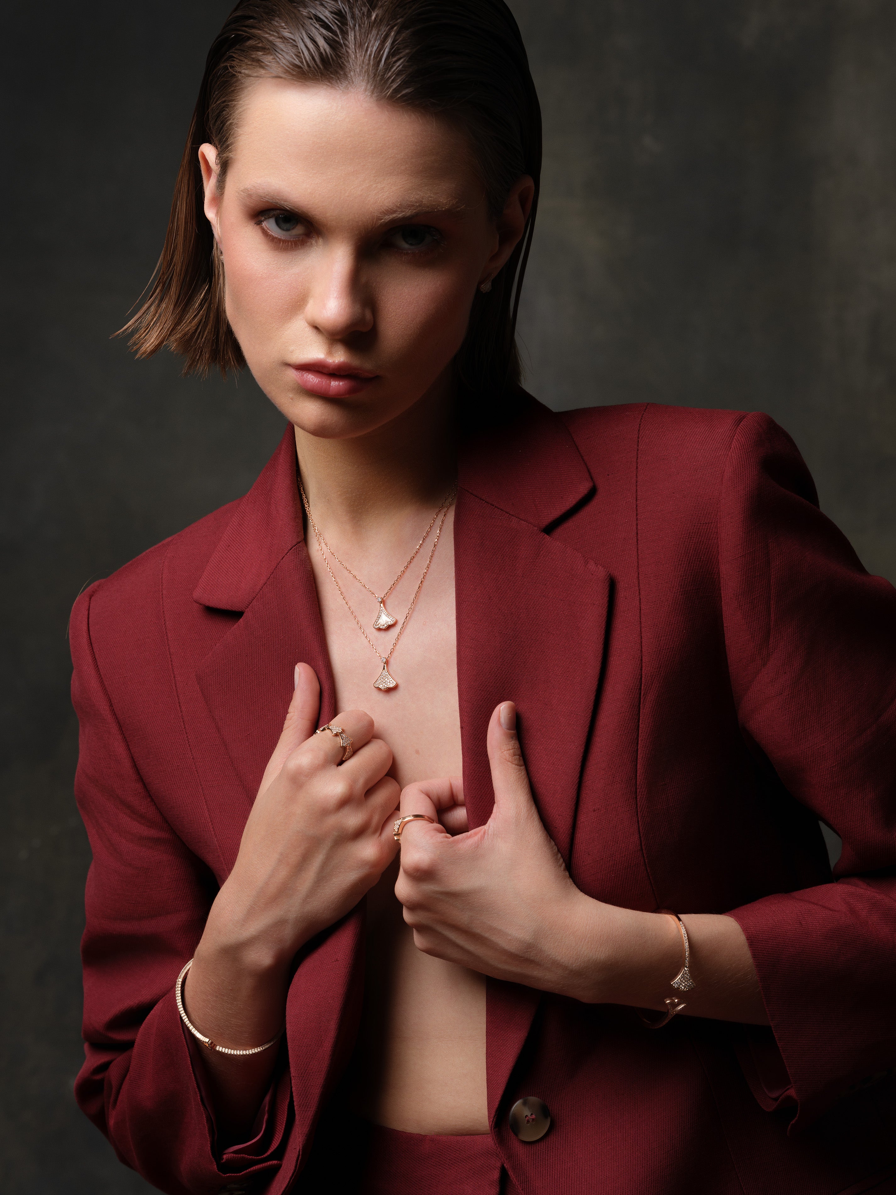 RUMI PAVE DIAMOND NECKLACE